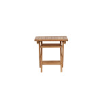 Paris Prix Table D'Appoint De Jardin En Teck "Kenya" 50cm Naturel
