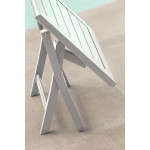 Paris Prix Table D'Appoint De Jardin Pliante "Marius" 43cm Blanc