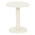 paris prix Table d'Appoint Design "Chamlo" 46cm Ivoire