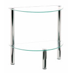 paris prix Table d'Appoint Design "Eliot" 47cm Transparent