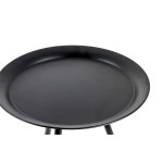 Paris Prix Table D'Appoint Design En Métal "Laqué" 47cm Noir
