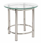 paris prix Table d'Appoint Design "Fygas" 55cm Argent