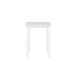 Paris Prix Table D'Appoint Design "Garyo" 55cm Blanc Laqué