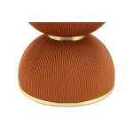 Paris Prix Table D'Appoint Design "Jokai" 51cm Cognac & Or