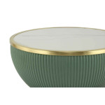 Paris Prix Table D'Appoint Design "Jokai" 51cm Vert & Or