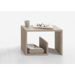 Paris Prix Table D'Appoint Design "Kani" 59cm Chêne Sable
