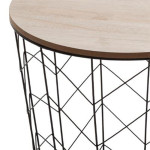 Paris Prix Table D'Appoint Design "Kumi Pop" 38cm Noir