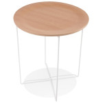 Paris Prix Table D'Appoint Design "Kwiko" 46cm Naturel