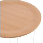 Paris Prix Table D'Appoint Design "Kwiko" 46cm Naturel