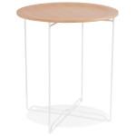 paris prix Table d'Appoint Design "Kwiko" 46cm Naturel