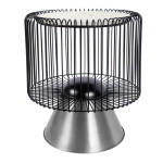 paris prix Table d'Appoint Design "Malibu" 56cm Blanc