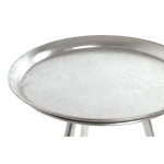 Paris Prix Table D'Appoint Design "Matalo" 47cm Argent