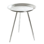 paris prix Table d'Appoint Design "Matalo" 47cm Argent