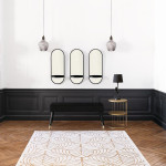 Paris Prix Table D'Appoint Design Métal "Kobu" 36cm Or