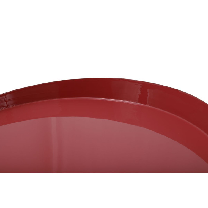 Paris Prix Table D'Appoint Design "Morrison" 48cm Corail