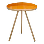 paris prix Table d'Appoint Design "Morrison" 48cm Jaune