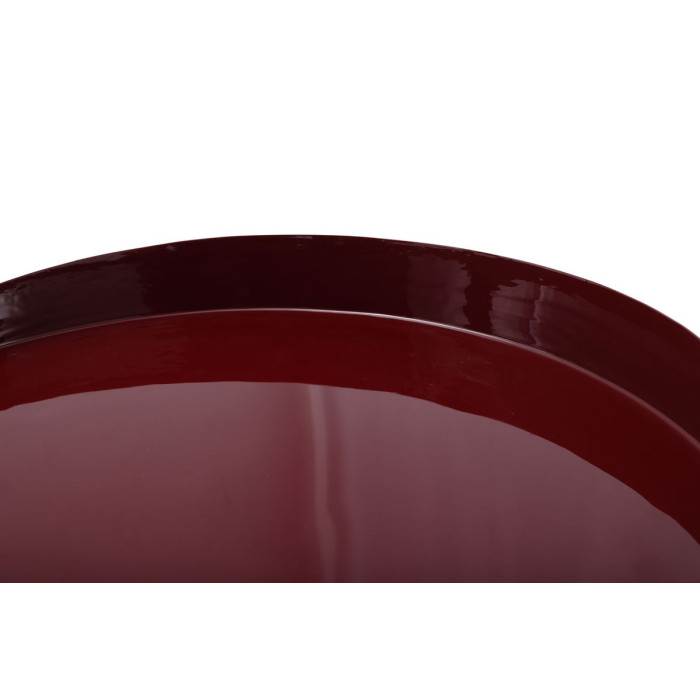 Paris Prix Table D'Appoint Design "Morrison" 48cm Prune