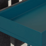 Paris Prix Table D'Appoint Design "Porte-Magazine" 40cm Bleu