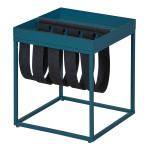 paris prix Table d'Appoint Design "Porte-Magazine" 40cm Bleu