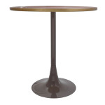 paris prix Table d'Appoint Design "Tami" 51cm Vieux Rose & Gris