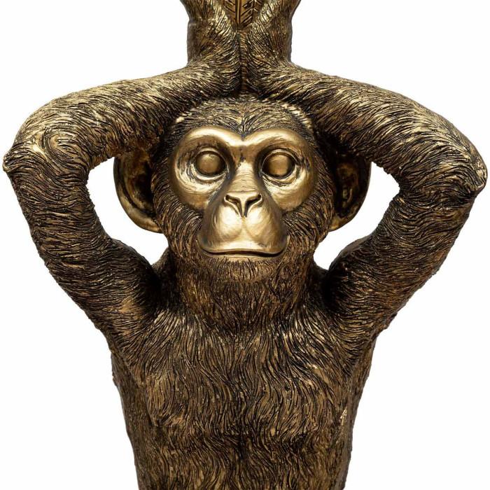 Paris Prix Table D'Appoint Design "Wild Monkey" 52cm Or