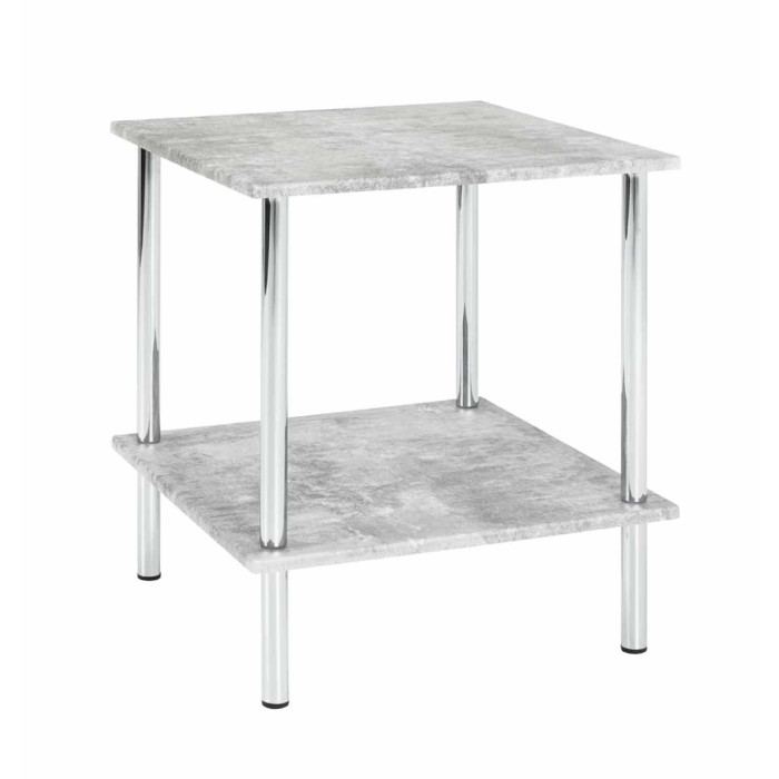 Paris Prix Table D'Appoint Effet Béton "Miguel" 45cm Gris