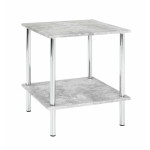paris prix Table d'Appoint Effet Béton "Miguel" 45cm Gris