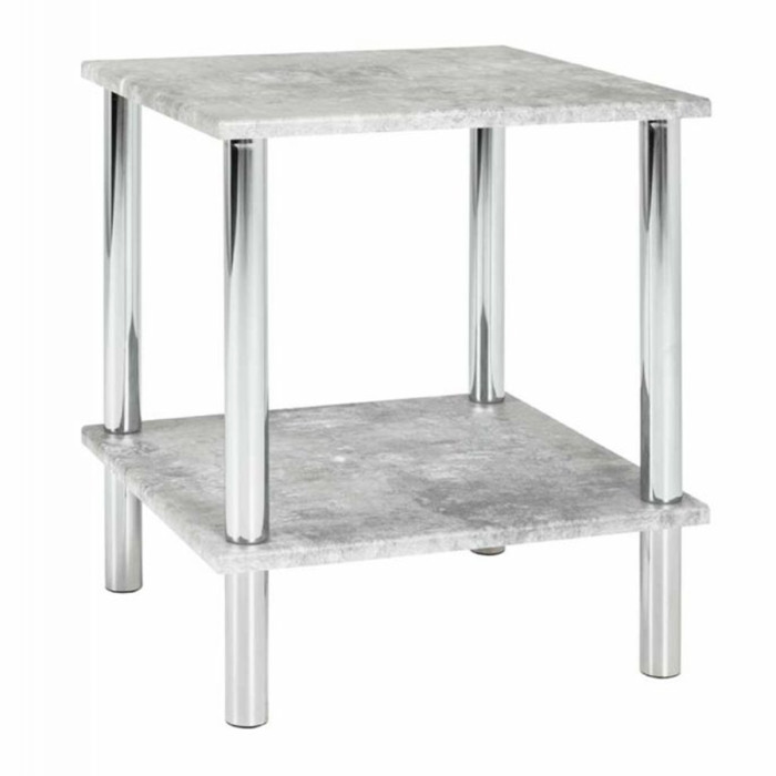 Paris Prix Table D'Appoint Effet Béton "Miguel" 47cm Gris