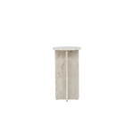 Paris Prix Table D'Appoint Effet Marbre "Alesund" 75cm Beige
