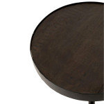 Paris Prix Table D'Appoint En Bois & Fer "Fien" 50cm Naturel
