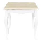 Paris Prix Table D'Appoint En Bois "Victoria" 45cm Blanc