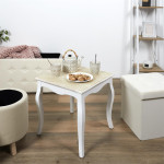 Paris Prix Table D'Appoint En Bois "Victoria" 45cm Blanc