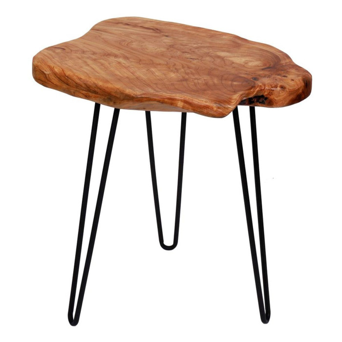 Paris Prix Table D'Appoint En Bois "Woody 110" 52cm Naturel