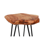 Paris Prix Table D'Appoint En Bois "Woody 210" 40cm Naturel