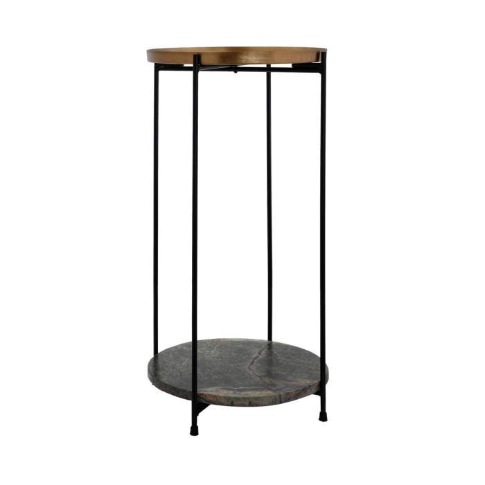 Paris Prix Table D'Appoint En Marbre "Louisa" 60cm Or
