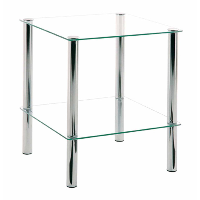 Paris Prix Table D'Appoint En Verre "Eliot" 47cm Transparent