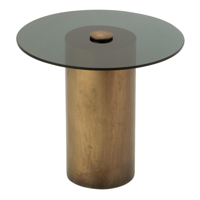 Paris Prix Table D'Appoint En Verre "Soni" 51cm Bronze