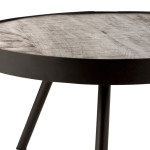 Paris Prix Table D'Appoint Gigogne En Bois "Fien" 60cm Marron