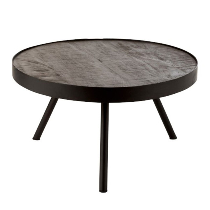 Paris Prix Table D'Appoint Gigogne En Bois "Fien" 60cm Marron