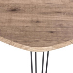 Paris Prix Table D'Appoint Industriel "Neile" 69cm Marron