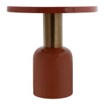 paris prix Table d'Appoint Ronde "Clémence" 50cm Corail