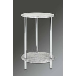 Paris Prix Table D'Appoint Ronde Effet Béton "Miguel" 50cm Gris