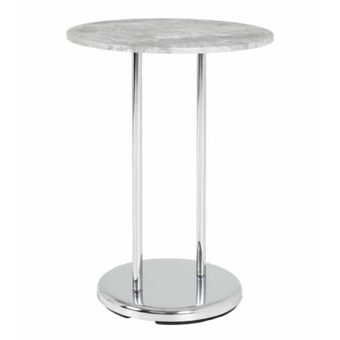 Paris Prix Table D'Appoint Ronde Effet Béton "Miguel" 55cm Gris