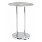 paris prix Table d'Appoint Ronde Effet Béton "Miguel" 55cm Gris