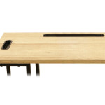 Paris Prix Table D'Appoint "Support Tablette" 112cm Naturel