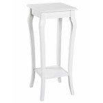paris prix Table d'Appoint Vintage en Bois "Elsa" 71cm Blanc