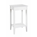 paris prix Table d'Appoint Vintage en Bois "Elsa" 76cm Blanc