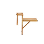 Paris Prix Table De Balcon En Bois "Marion" 60cm Naturel