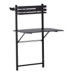 paris prix Table de Balcon en Métal "Borneo" 120cm Noir