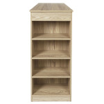 Paris Prix Table De Bar Design "Mange-Debout" 115cm Marron